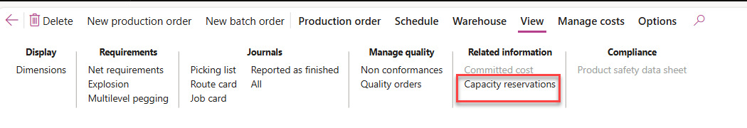 You should know about the graphical capacity load report available under Production control > Inquiries and reports >