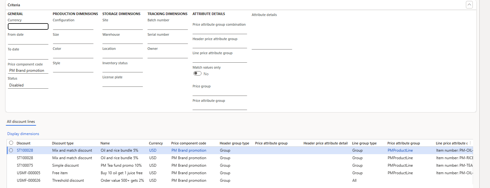 Discount inquiry – disabled PM Brand promotion discounts