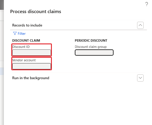 Process discount claims