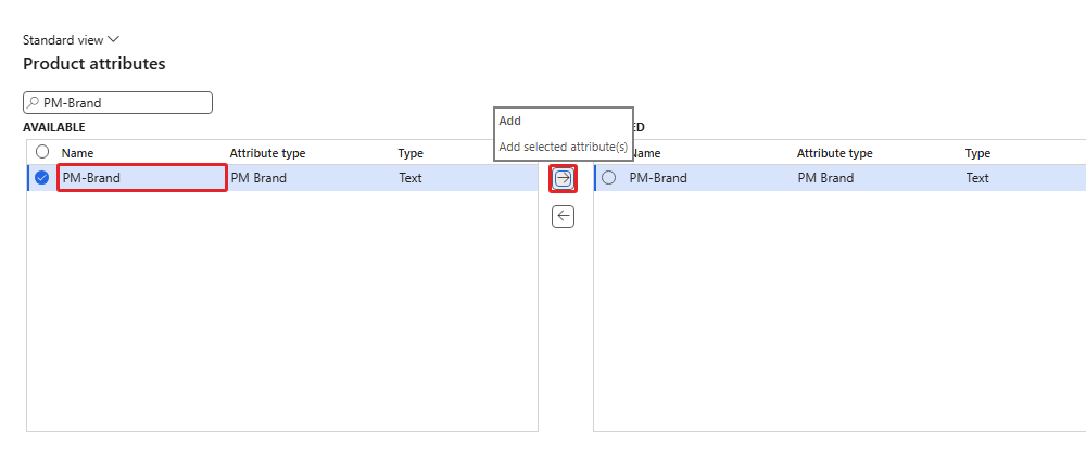 Adding PM-Brand as a product attribute of the category
